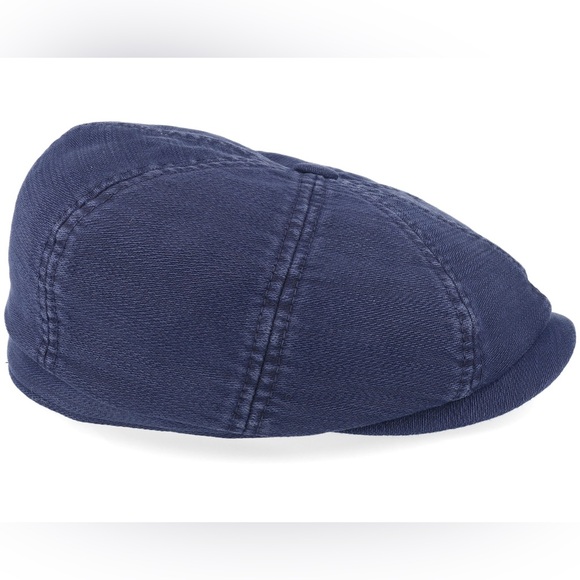 Stetson Hatteras Cotton X The Feebles Navy Flat Cap R166-5 - Picture 3 of 6